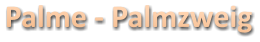 Palme - Palmzweig